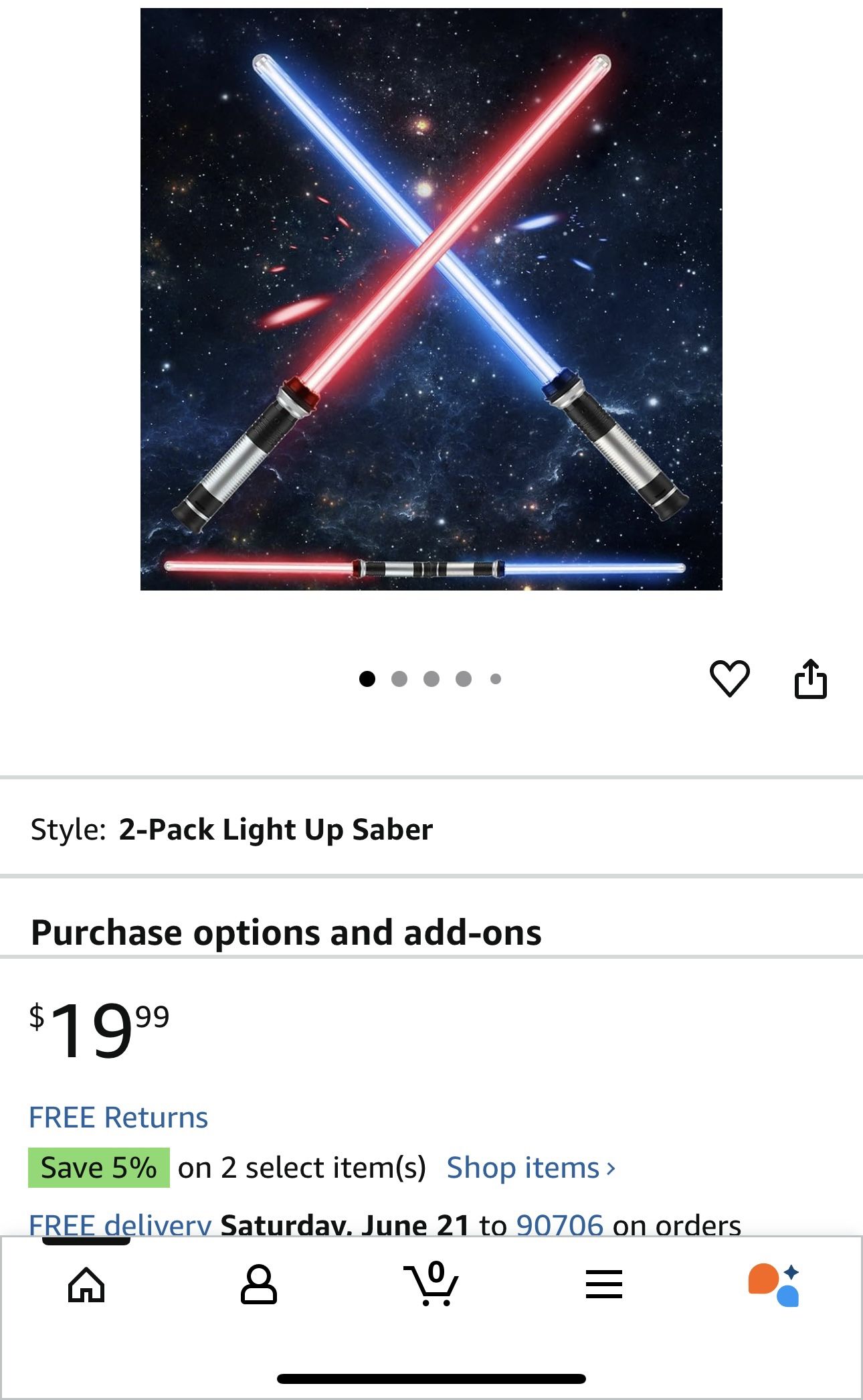 Light Up Sabers