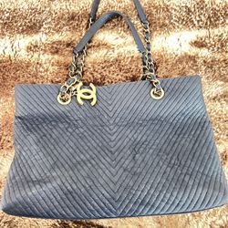 Authentic Chanel Chevron Tote