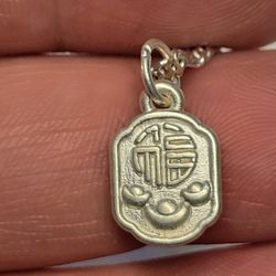 999 Fine Pure Silver PENDANT / CHARM 17MM 