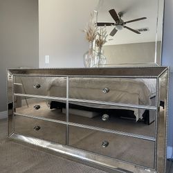 Omni Mirrored 6 Drawer Chest