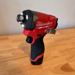 Milwaukee M12 FUEL Brushless 1/4 in. Hex Impact Driver (Tool Only)