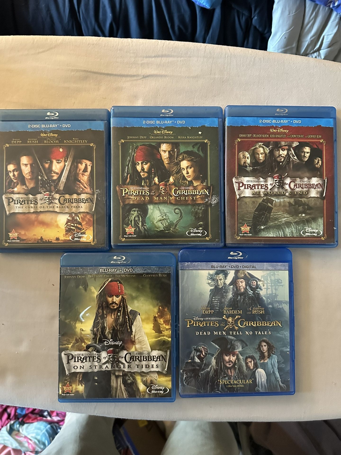 All 5 Pirate Of Caribbean Movies