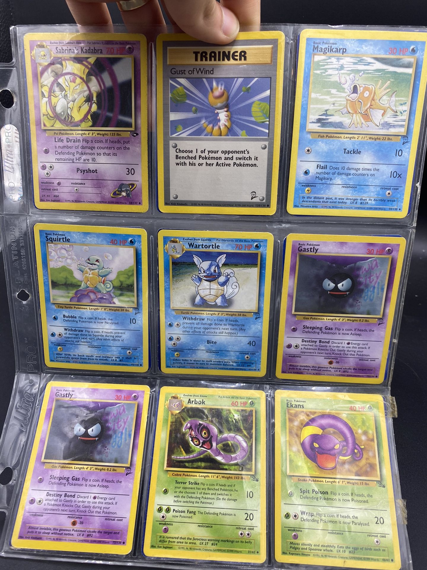 Lot Of 18 Wizards Of The Coast Pokemon Cards Rare Uncommon Lightly Played