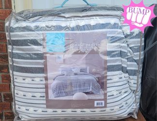King/California King Cotton Comforter Set [**Like New**]