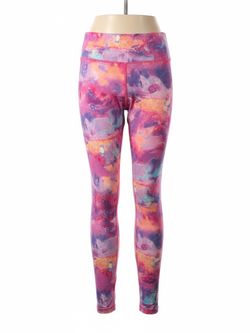 Champion Women’s XL 14/16 Pink Galaxy Print Leggings – Polyester/Spandex
