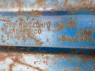 Vintage metal boxes