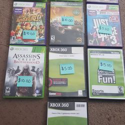 XBOX360 GAMES IN EXCELLENT CONDITIONS 