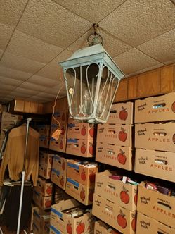 Brass Light Fixture: New, $20