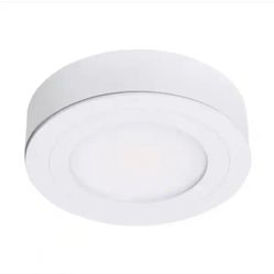 Armacost Lighting PureVue Dimmable Bright White LED Puck Light Matte White Finish - New