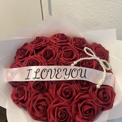 Eternal Rose Flower Bouquet 