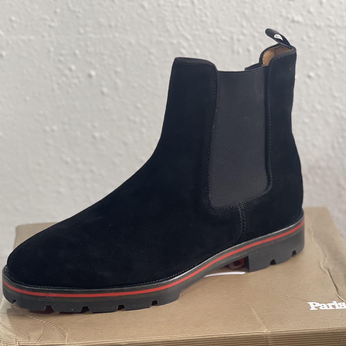 christian louboutin Men Boots Red bottoms for Sale in Houston, TX