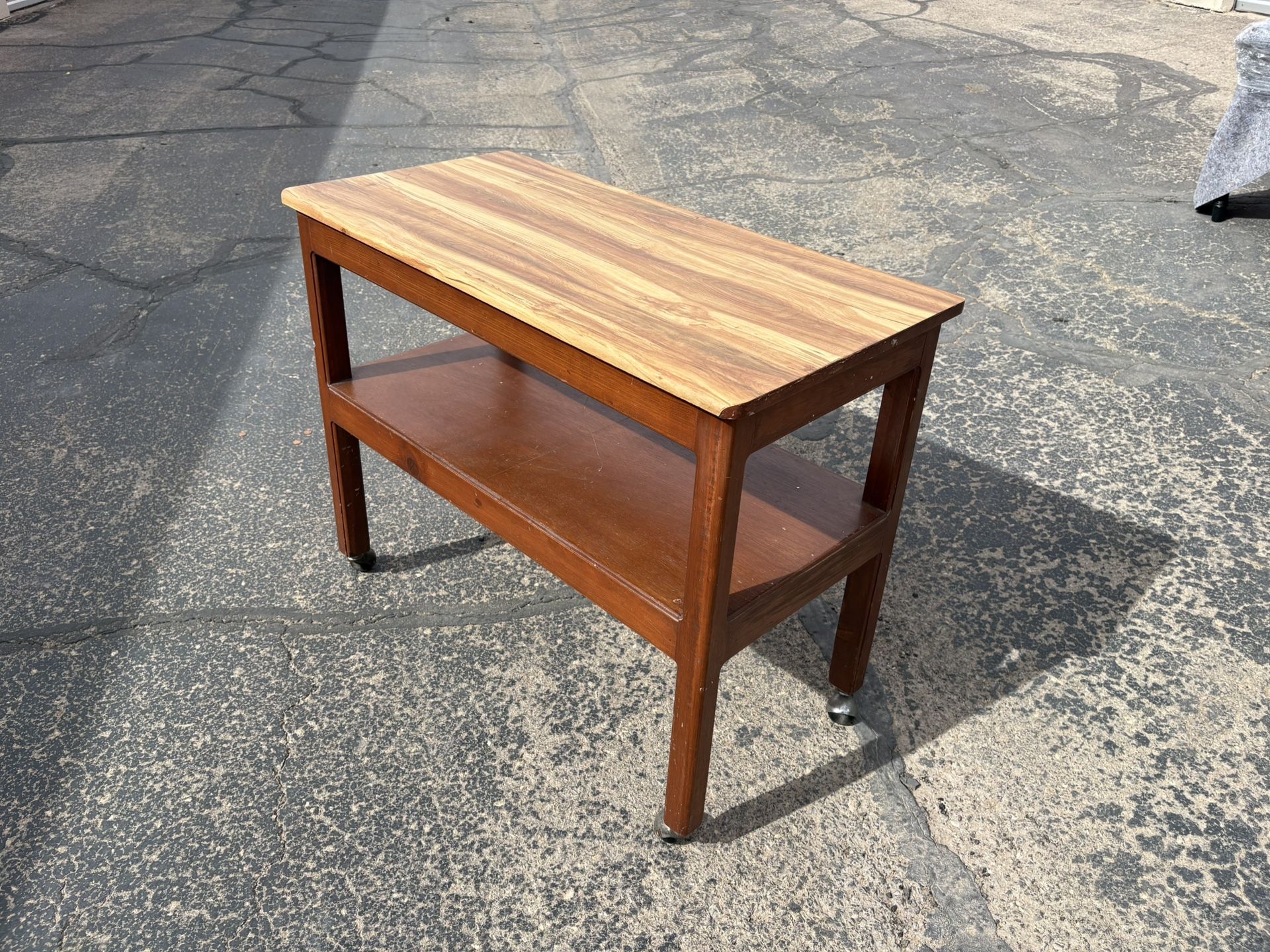 Nice Wooden Utility Table 36”x24”x32”