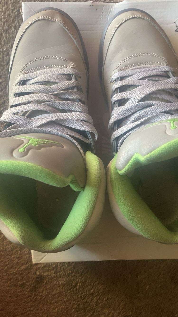 Jordan 5s green beans