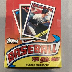 1988 Topps Baseball Unopened Wax Box