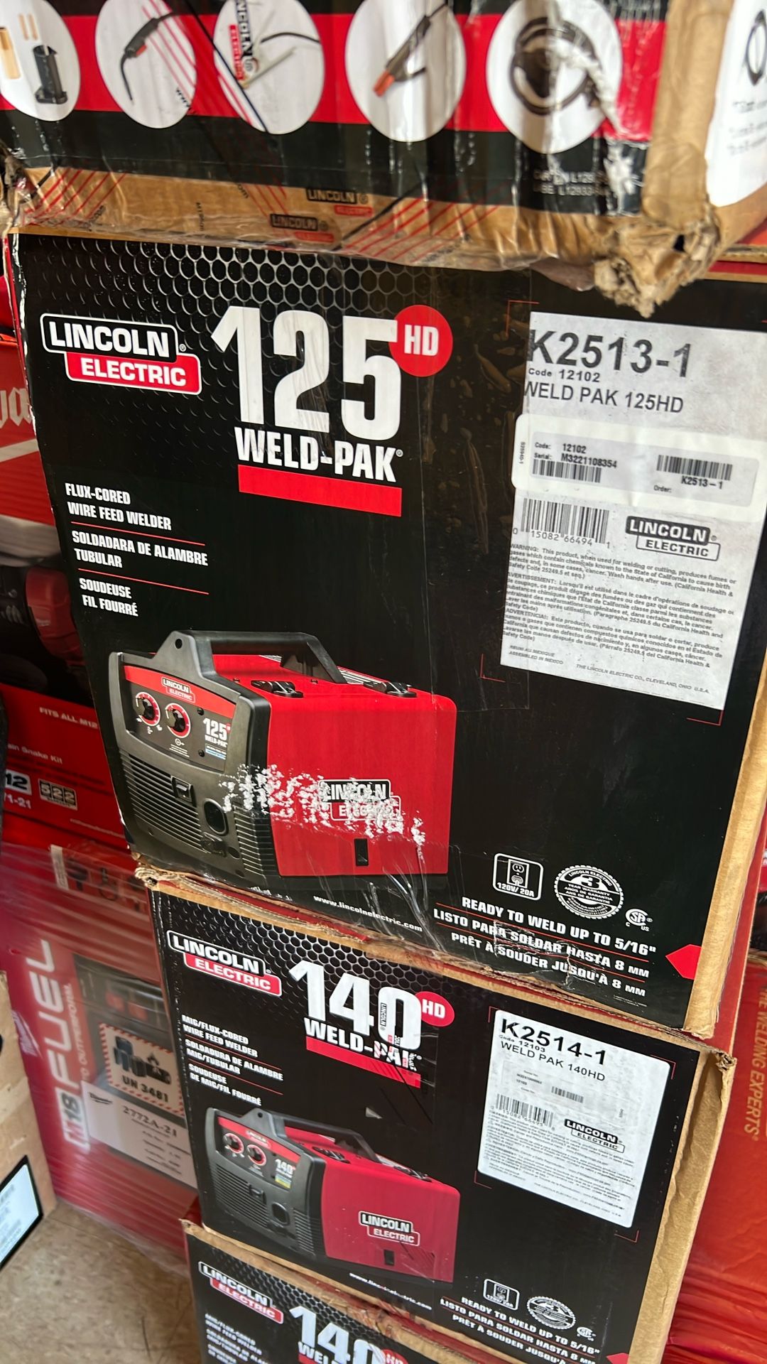 Lincoln 125hp Weld-pak Welder