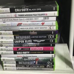 Xbox 360 Game Lot Not SOLD SEPERATE