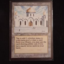 Magic The Gathering ARABIAN NIGHTS LIBRARY OF ALEXANDRIA  Good Condition