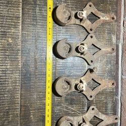 Door Hinges Lot Of 4 Antique Vintage 