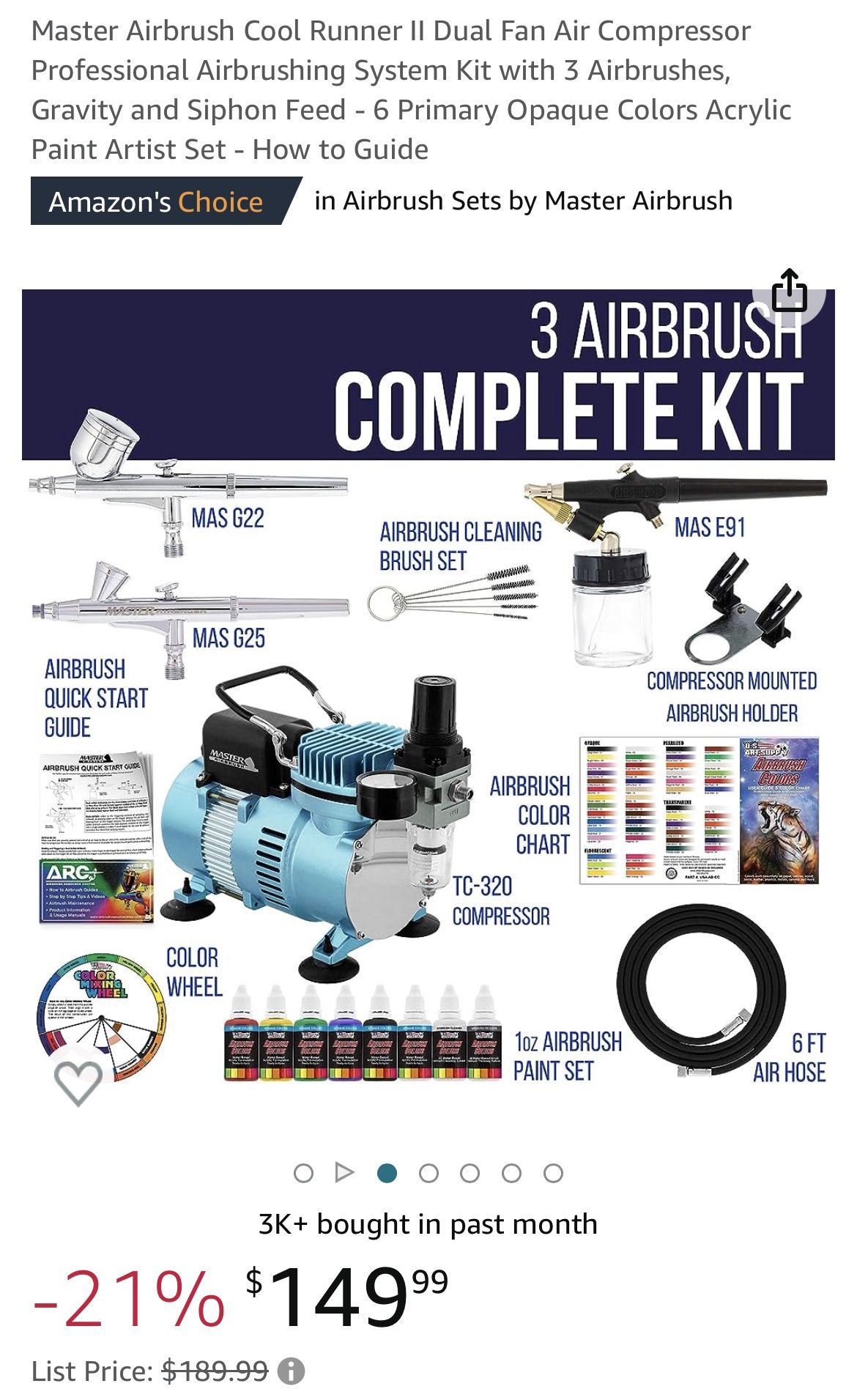 Airbrush Paint Kit