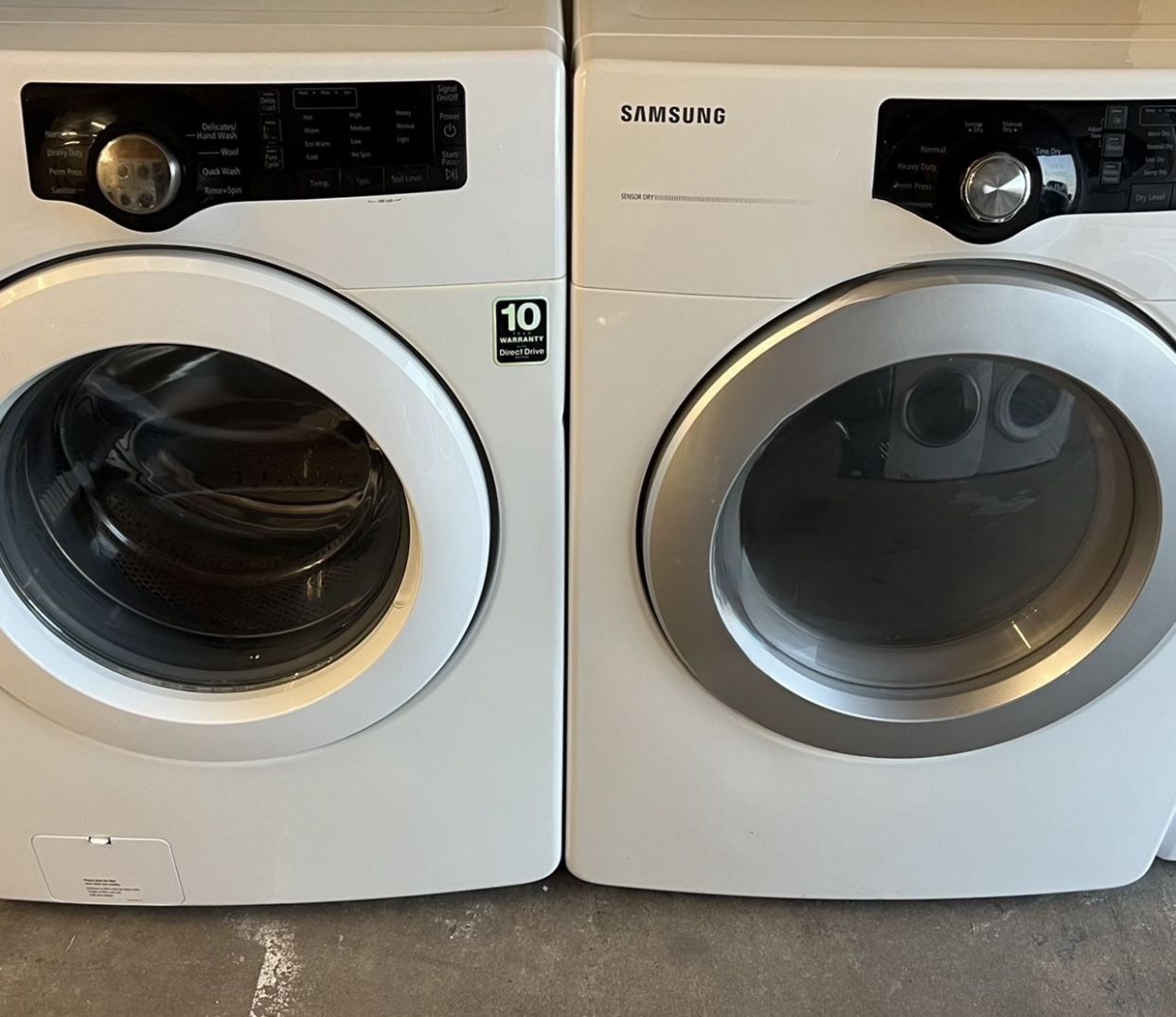 Samsung washer and dryer
