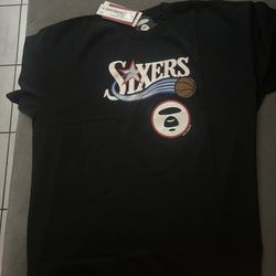 mitchell &ness size 2x a bathing aape no bag 