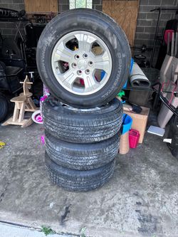 18” Rims and Tires Set