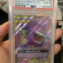 Pokemon Gengar And Mimikyu Gx Tag Team 