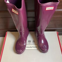 Purple Hunter Rain Boots