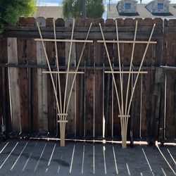 2-1” 4 fan trellis cedar