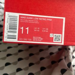 Nike Dunk Low Retro PRM
