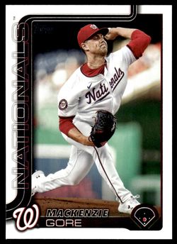 2025 Topps MacKenzie Gore #334 Washington Nationals A