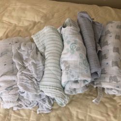 Muslin Blankets 6 Pieces
