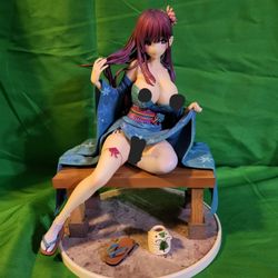 *NSFW* Pink Cat Kuki Sato's Original Character Eviltia 1/7 Figure *NO BOX*