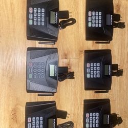 SANZUCO Long Range Wireless Intercom Lot of 6 Units 18 Channels Group Call