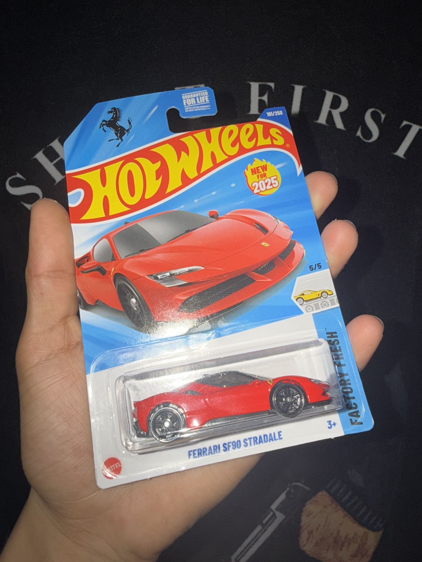 Hot Wheels 2025 Mainline Case J Ferrari SF90 Stradale Red