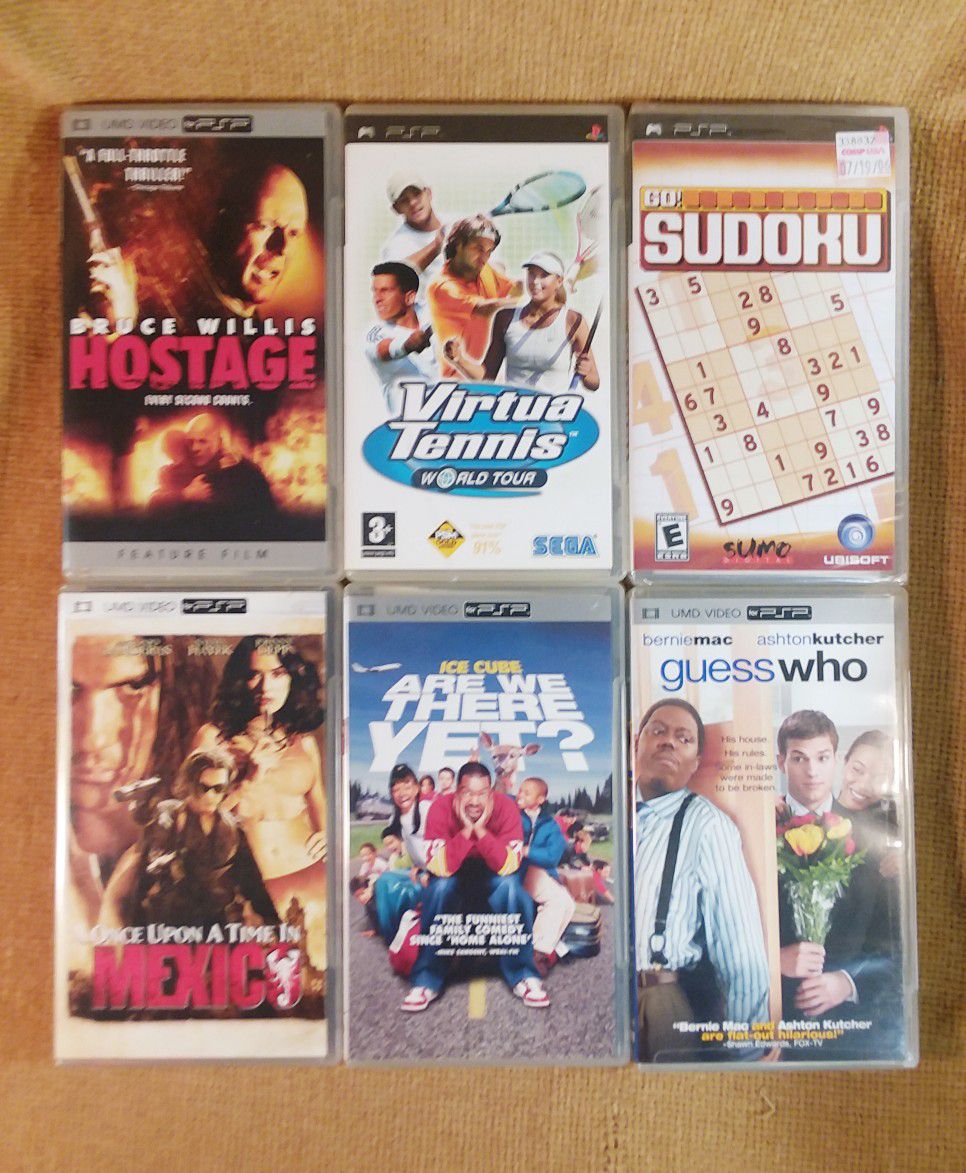 PSP Movies & Games
