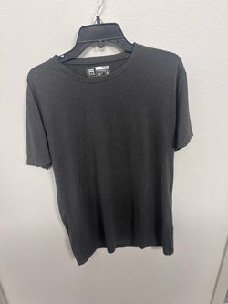 Black Crew Neck Base Layer T-Shirt Large
