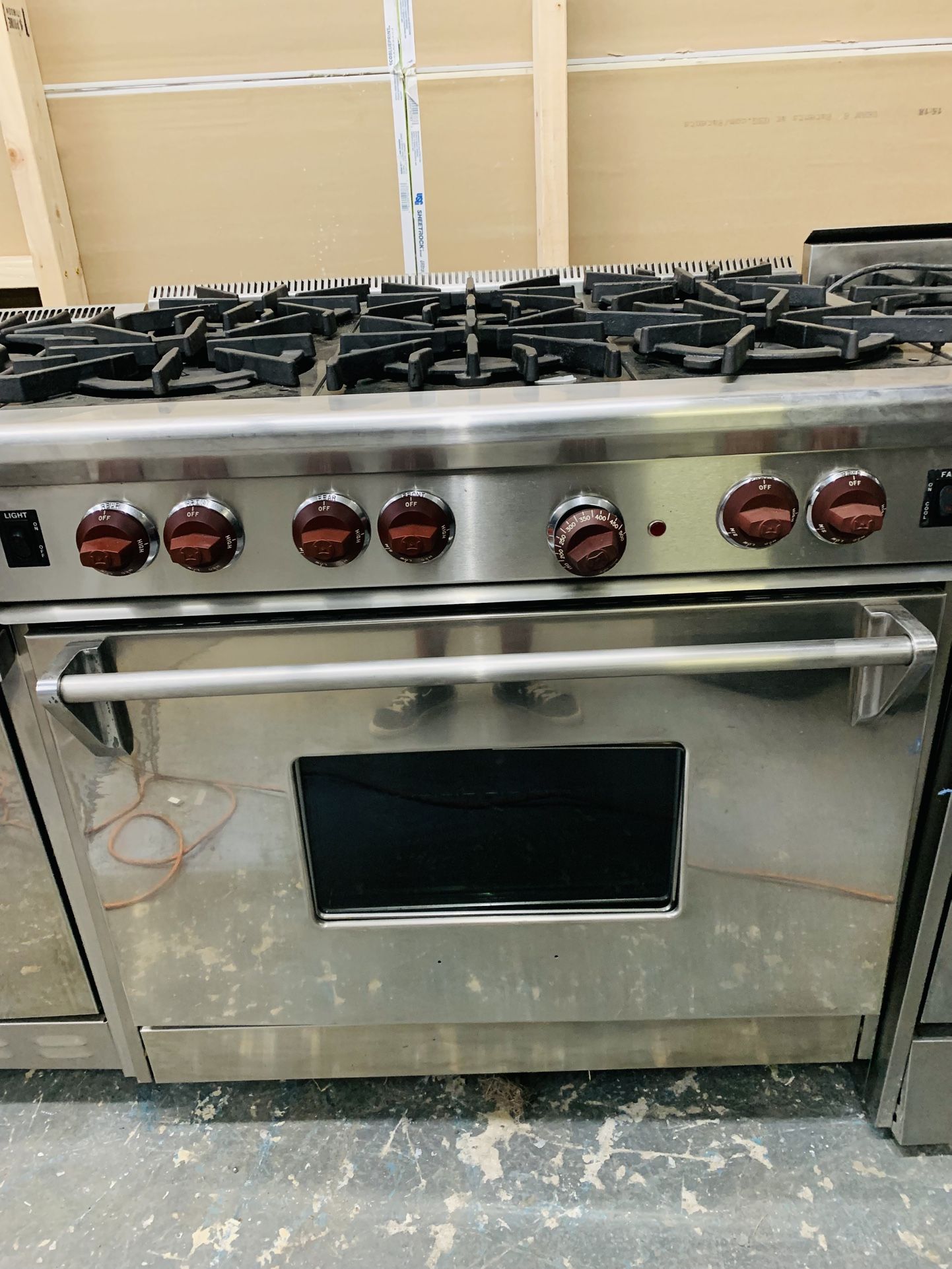Wolf 36” Gas Stove