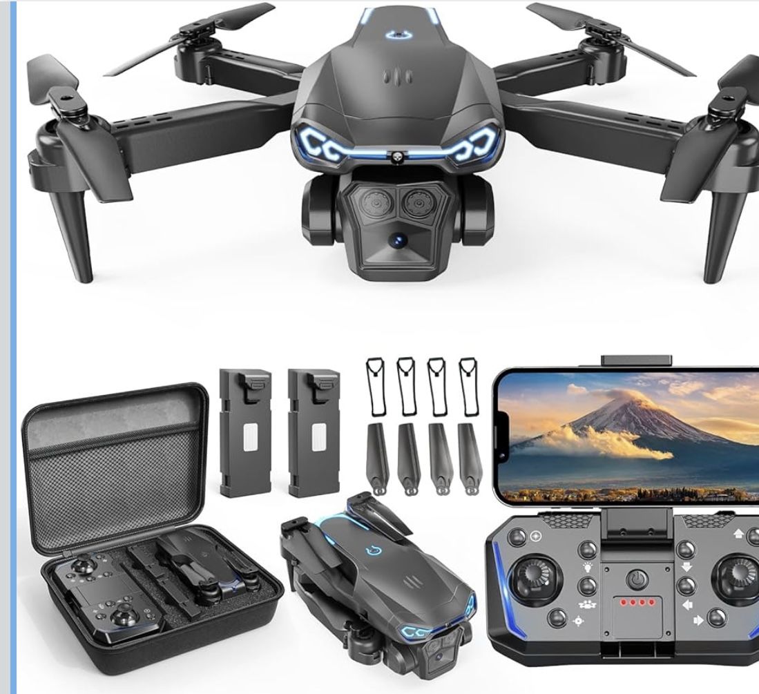 Brand new and sealed Drone with Camera 1080P HD, FPV Foldable Drone for Adults Kids, One-Key Take Off/Landing, 3D Flips, Altitude Hold, Speed Adjustme