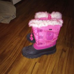 Pink Snow Boots