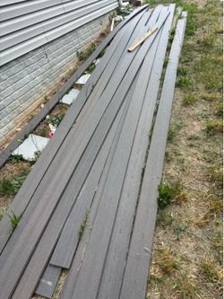 Driftwood Gray Grooved Edge Composite Deck Board Deckorators - Vista 1 in. x 6 in. x 20 ft. Driftwood Gray Grooved Edge Composite Deck Board Deckorato