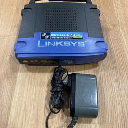 linksys wireless-g 2.4 GHz / 54Mbps Broadband router