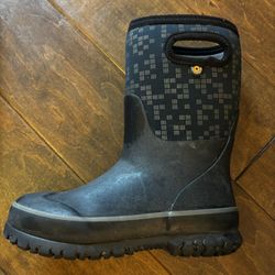 BOGS Grasp Kids Waterproof Rain Boots, Insulated Winter Snow Boots
