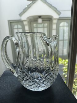 Waterford Crystal Lismore 32 oz 6" Water Pitcher with Ice Lip
