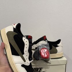Nike Air Jordan 1 Low Travis Scott Olive green Size 7,7.5,8,8.5,9,9.5,10,11,12