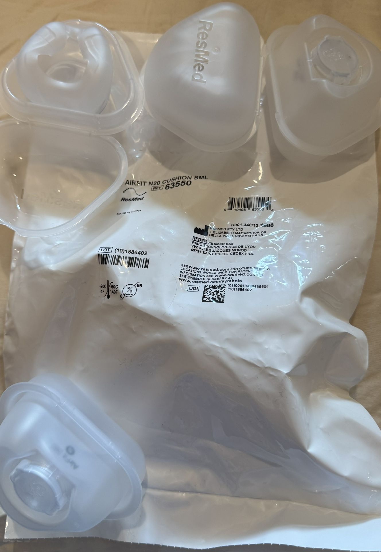 Resmed Nose Small Cushions 5 Total