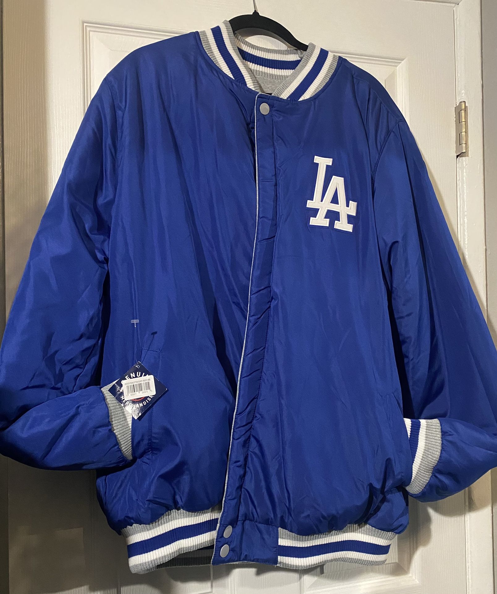 Dodgers Reversible full snap fleece Jacket
