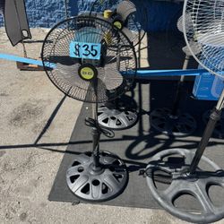 12” Metal Fan 3ft Tall $35 Each