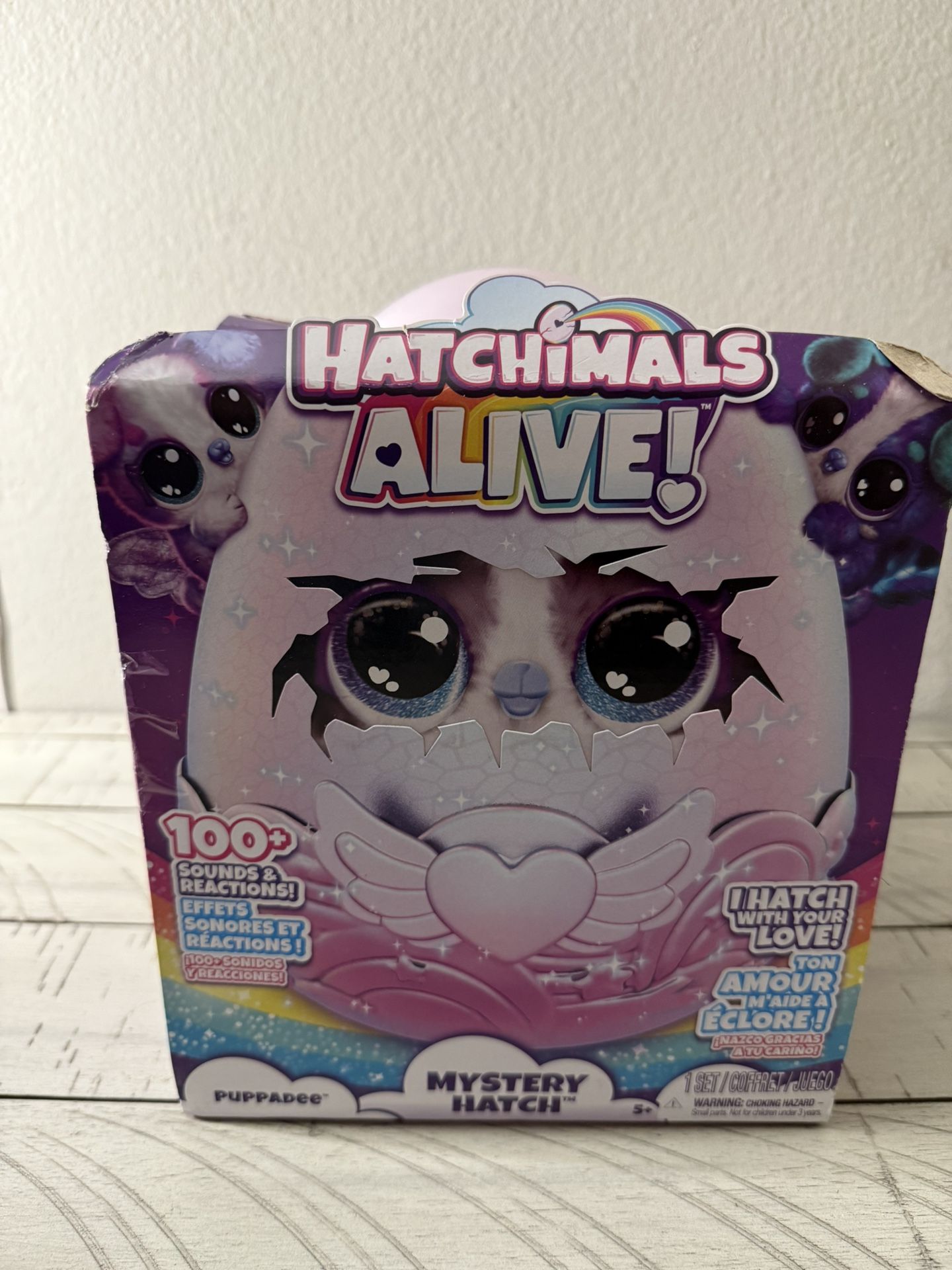 Hatchimals Alive Mystery Hatch Interactive Pufficorn with Mist, Lights & Sounds