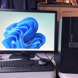 Dell i5 Windows 11 WiFi PC & 22” Monitor 